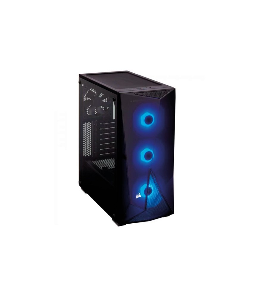 GABINETE GAMER CORSAIR SPEC DELTA MID TOWER TG RGB C FUENTE CV550 80 PLUS