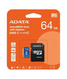 MICRO SD 64GB ADATA PREMIER...