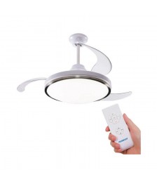 VENTILADOR DE TECHO PEABODY LUZ LED RETRACTIL 42 PULGADAS